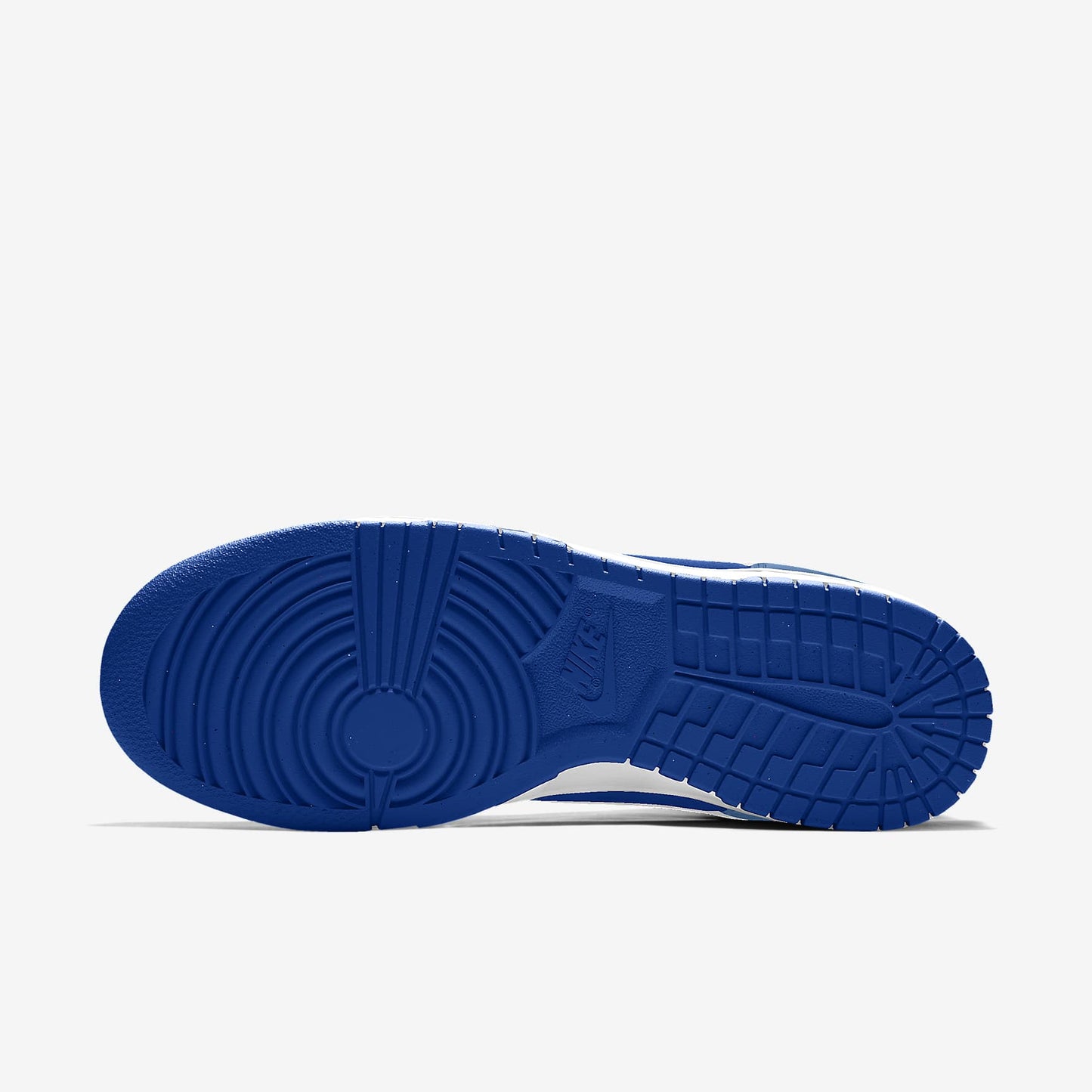 Nike Dunk High Two-Tone Blue White Swoosh Sneakers