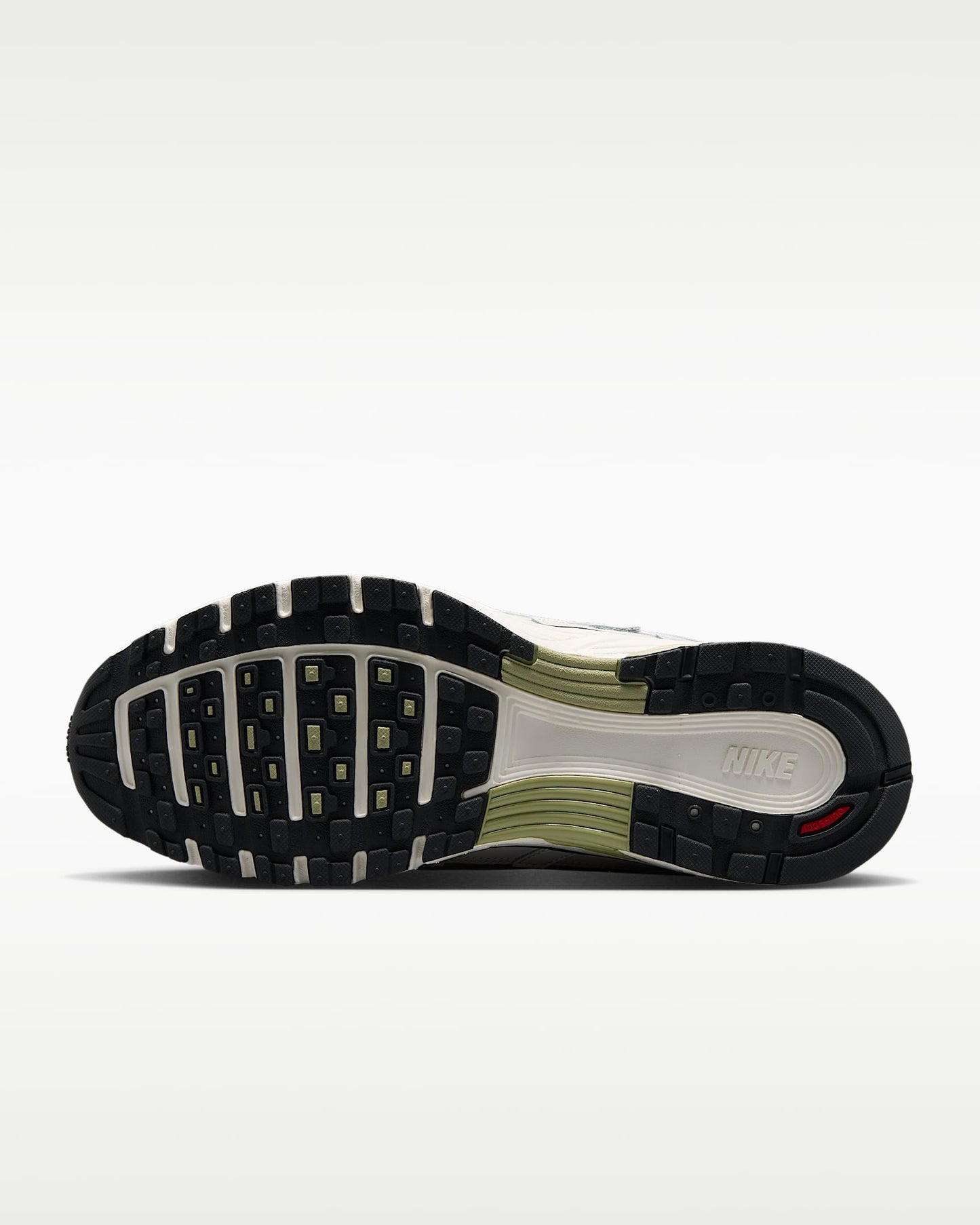 Nike P-6000 – Light Grey / Silver / Green Mesh Athletic Sneakers