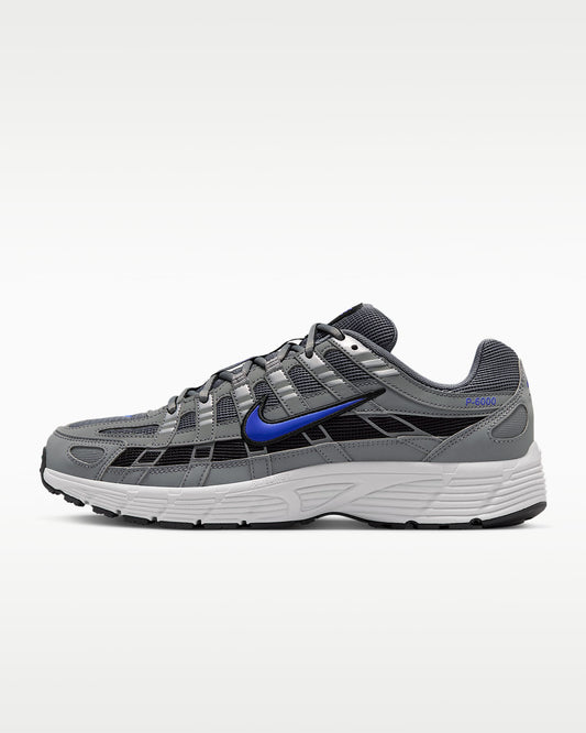 Nike P-6000 – Grey / Black / Blue Mesh Athletic Sneakers