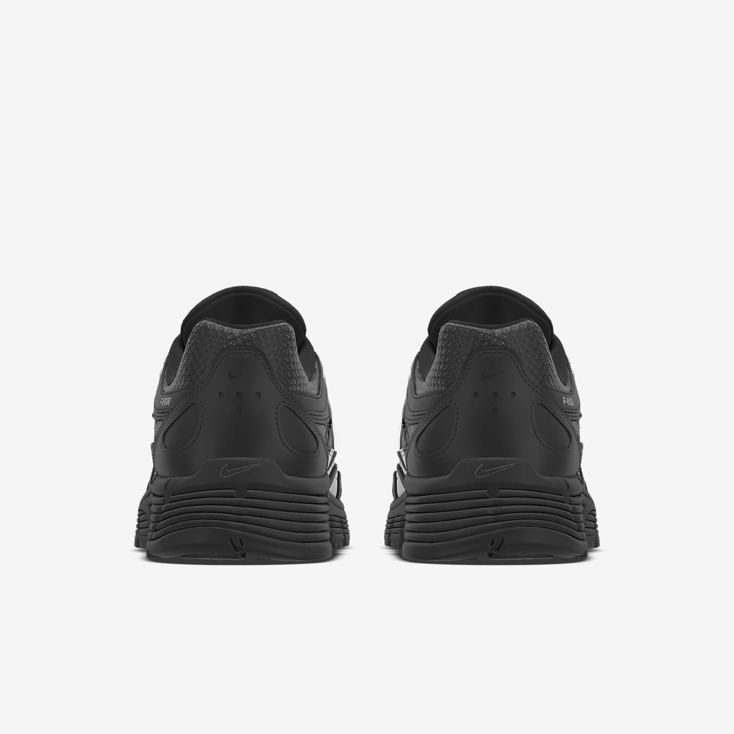 Nike P-6000 – Black / Iridescent Swoosh Mesh Athletic Sneakers