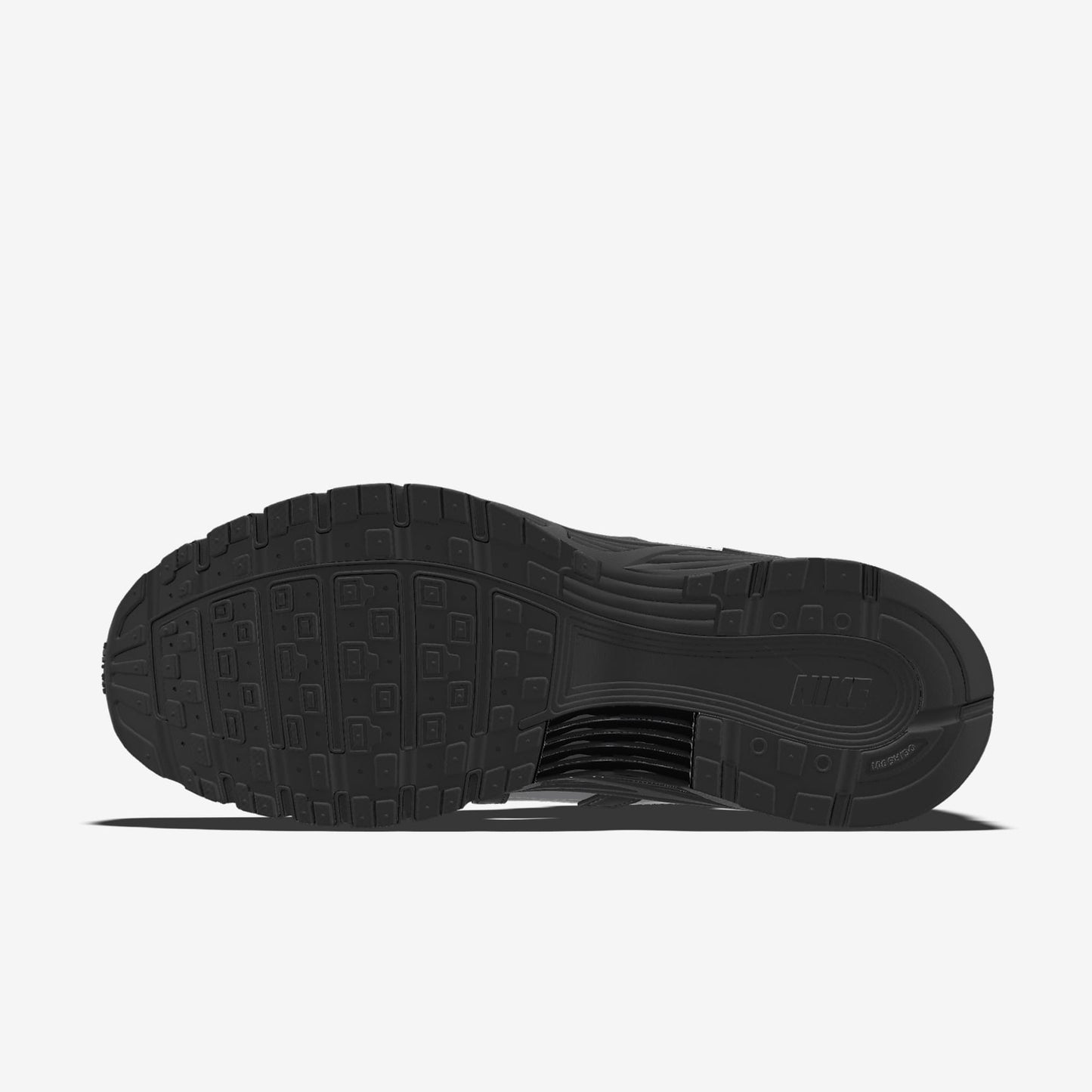 Nike P-6000 – Black / Iridescent Swoosh Mesh Athletic Sneakers
