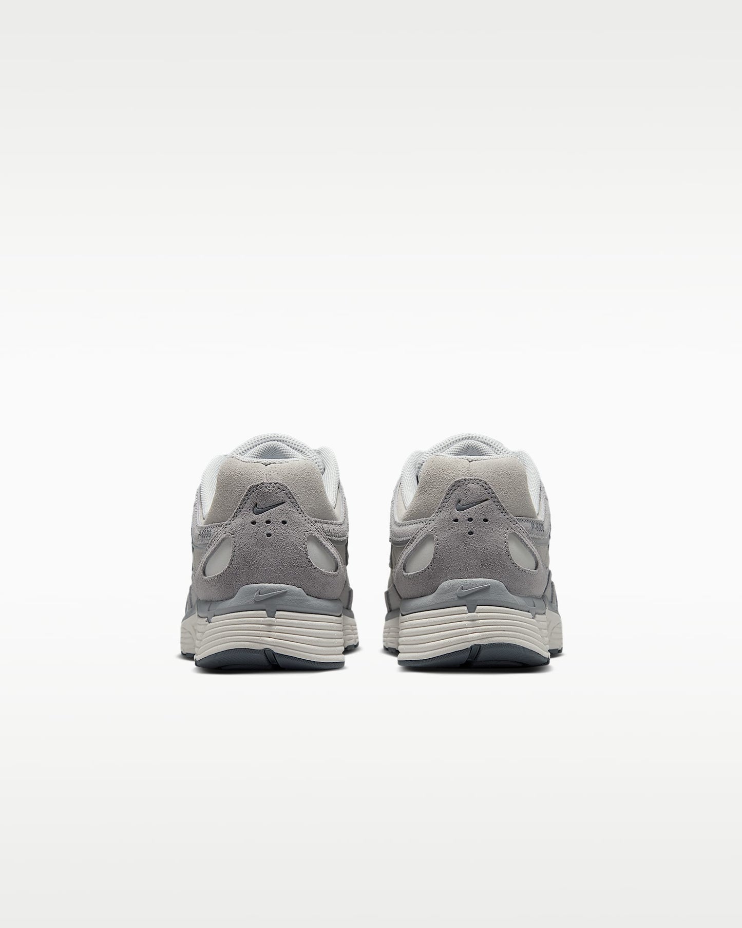 Nike P-6000 – Grey / White / Blue Mesh Athletic Sneakers