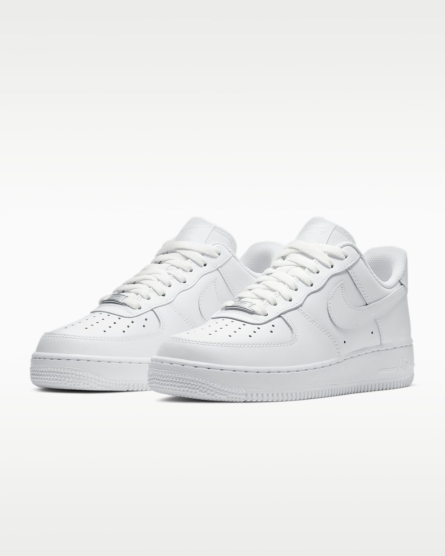 Nike Air Force 1 '07 Triple White Leather Sneakers