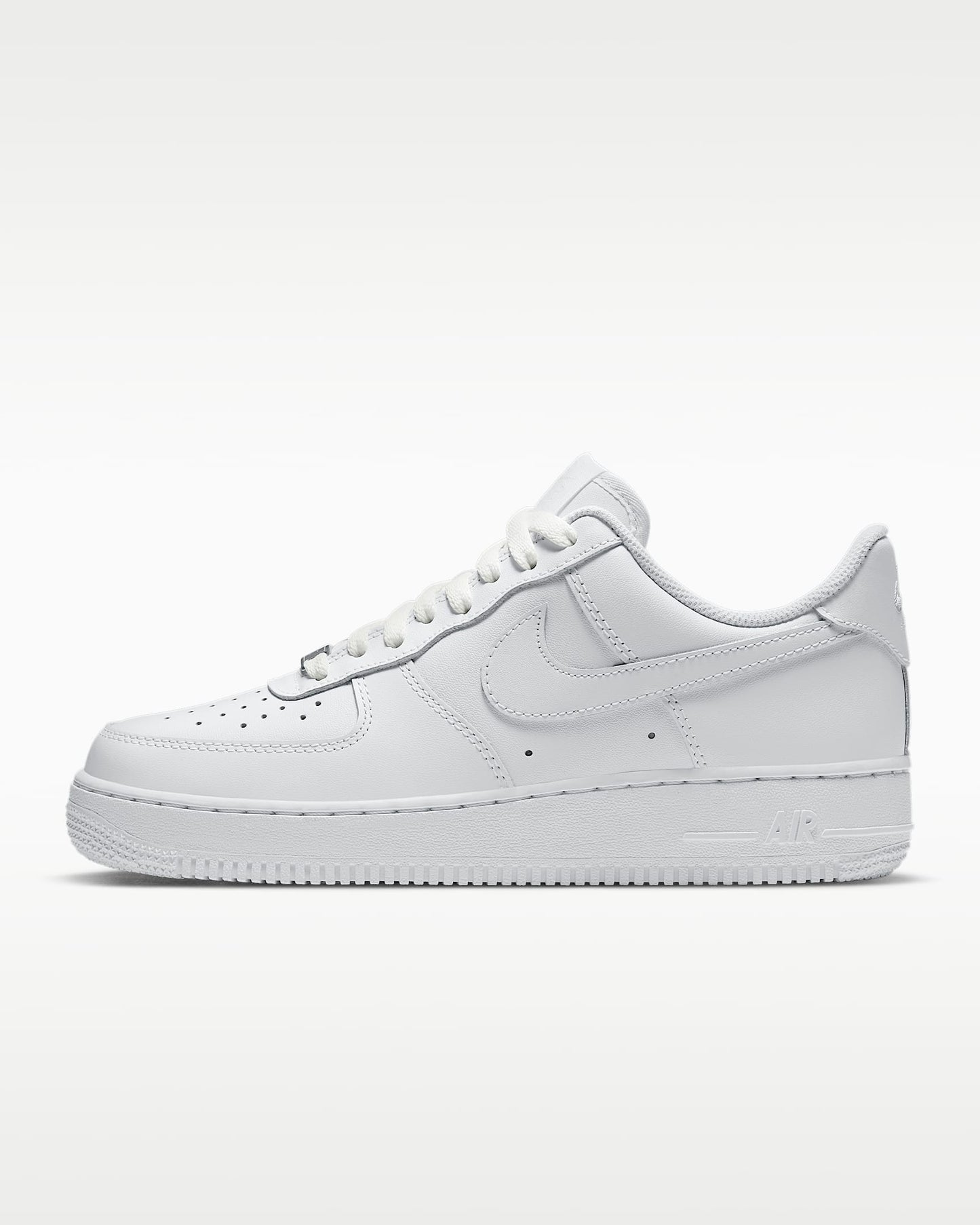 Nike Air Force 1 '07 Triple White Leather Sneakers