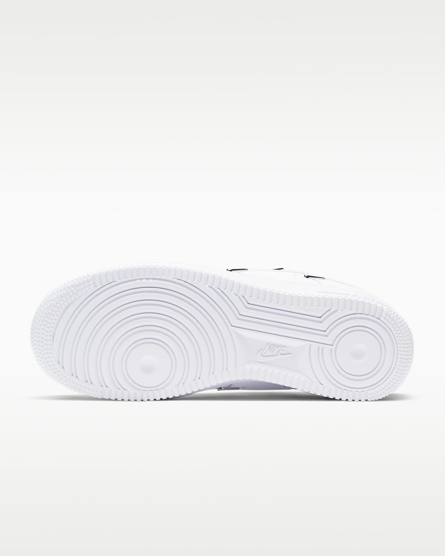 Nike Air Force 1 '07 White Multi-Metal Mini Swoosh Sneakers