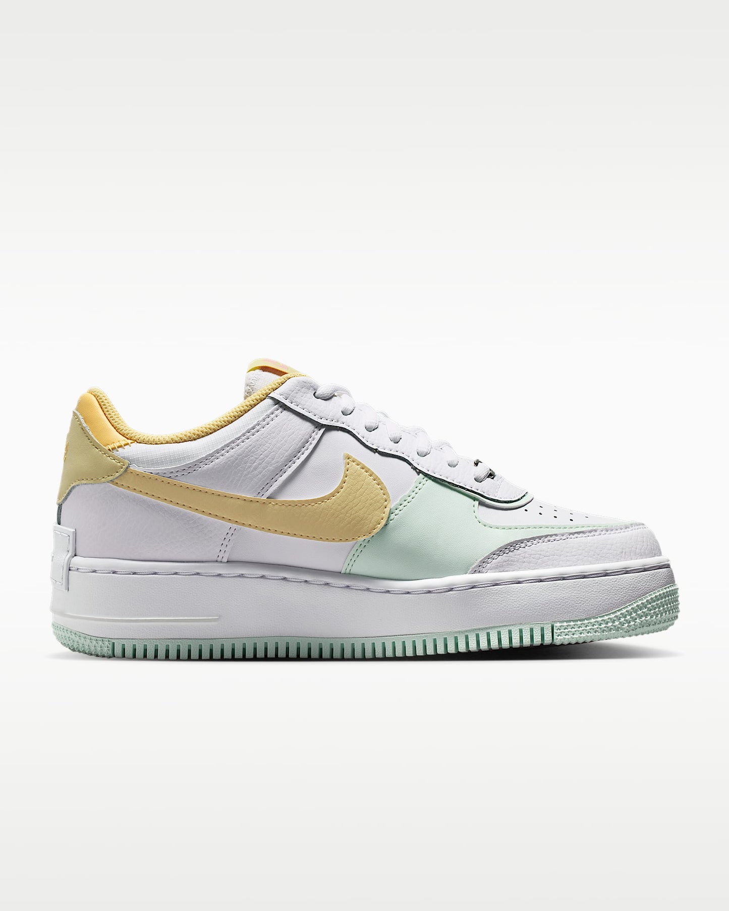 Nike Air Force 1 Shadow White Pastel Pink Yellow Mint Green Sneakers