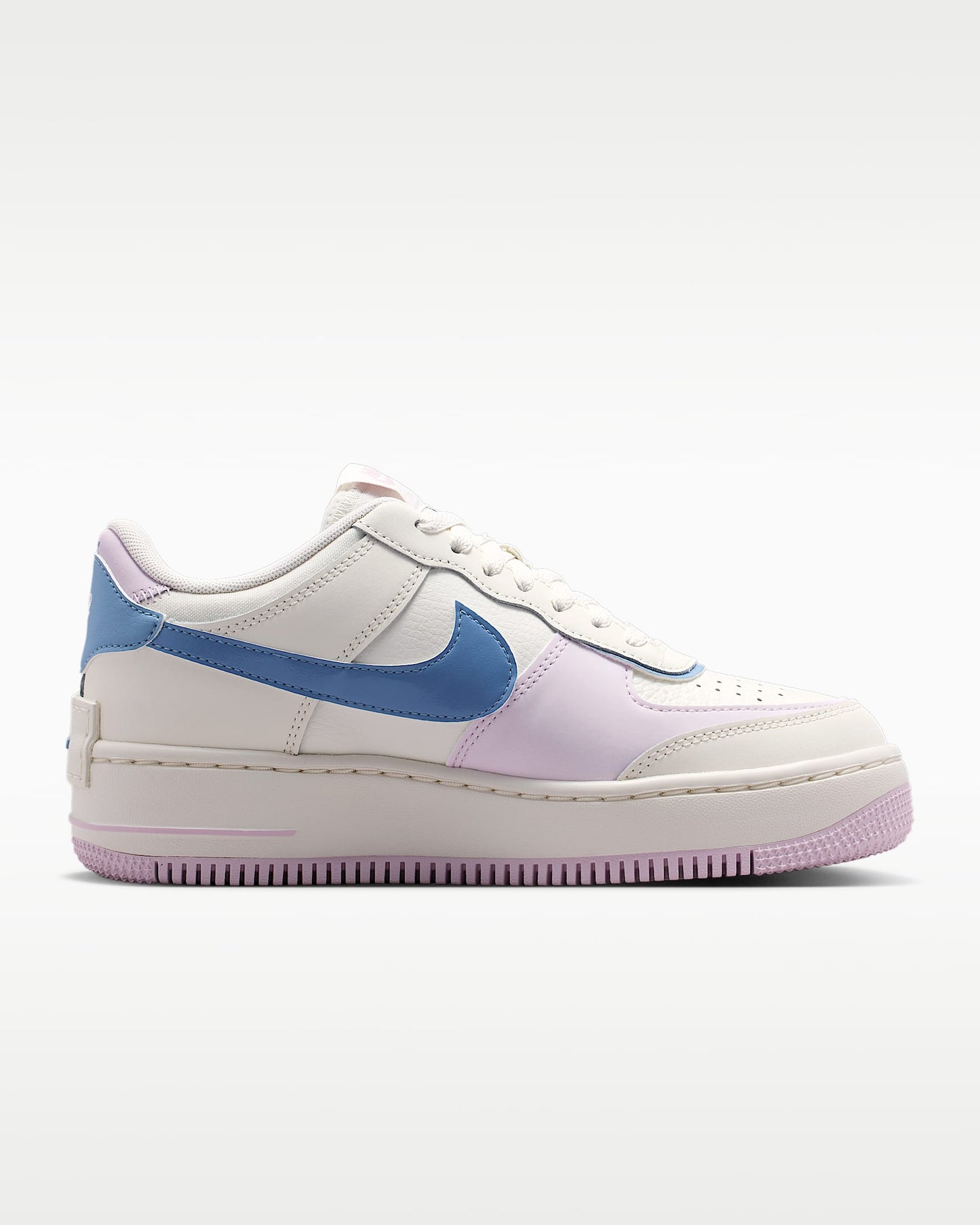 Nike Air Force 1 Shadow White Blue Lavender Sneakers