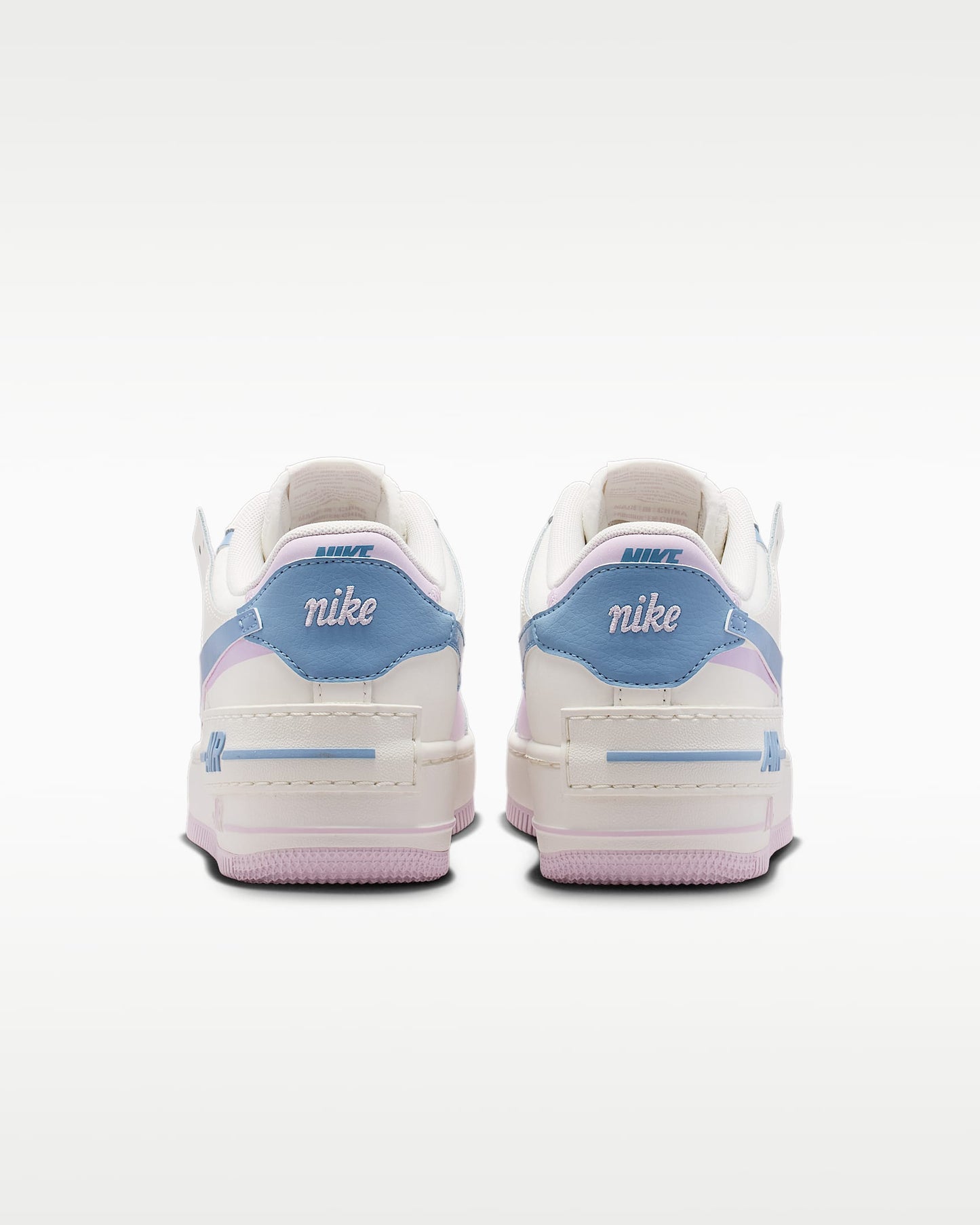 Nike Air Force 1 Shadow White Blue Lavender Sneakers