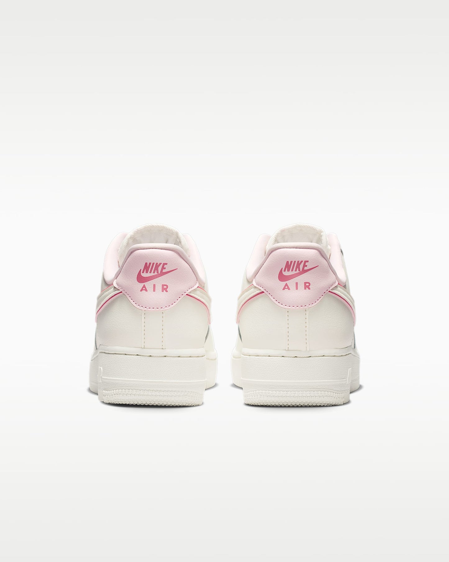 Nike Air Force 1 '07 Cream Pink Outline Sneakers