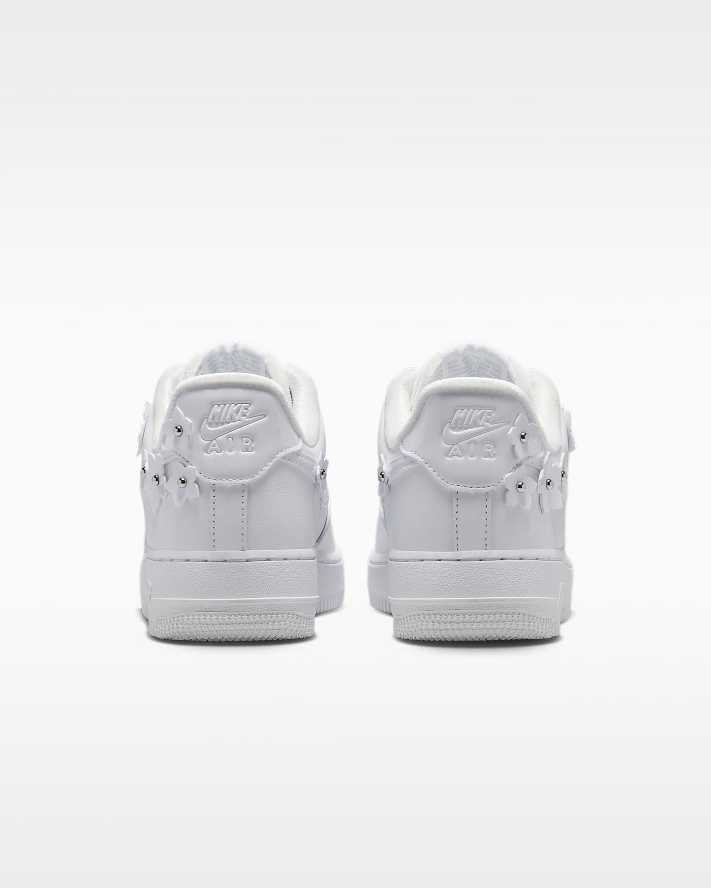 Nike Air Force 1 '07 White 3D Floral Ornament Sneakers
