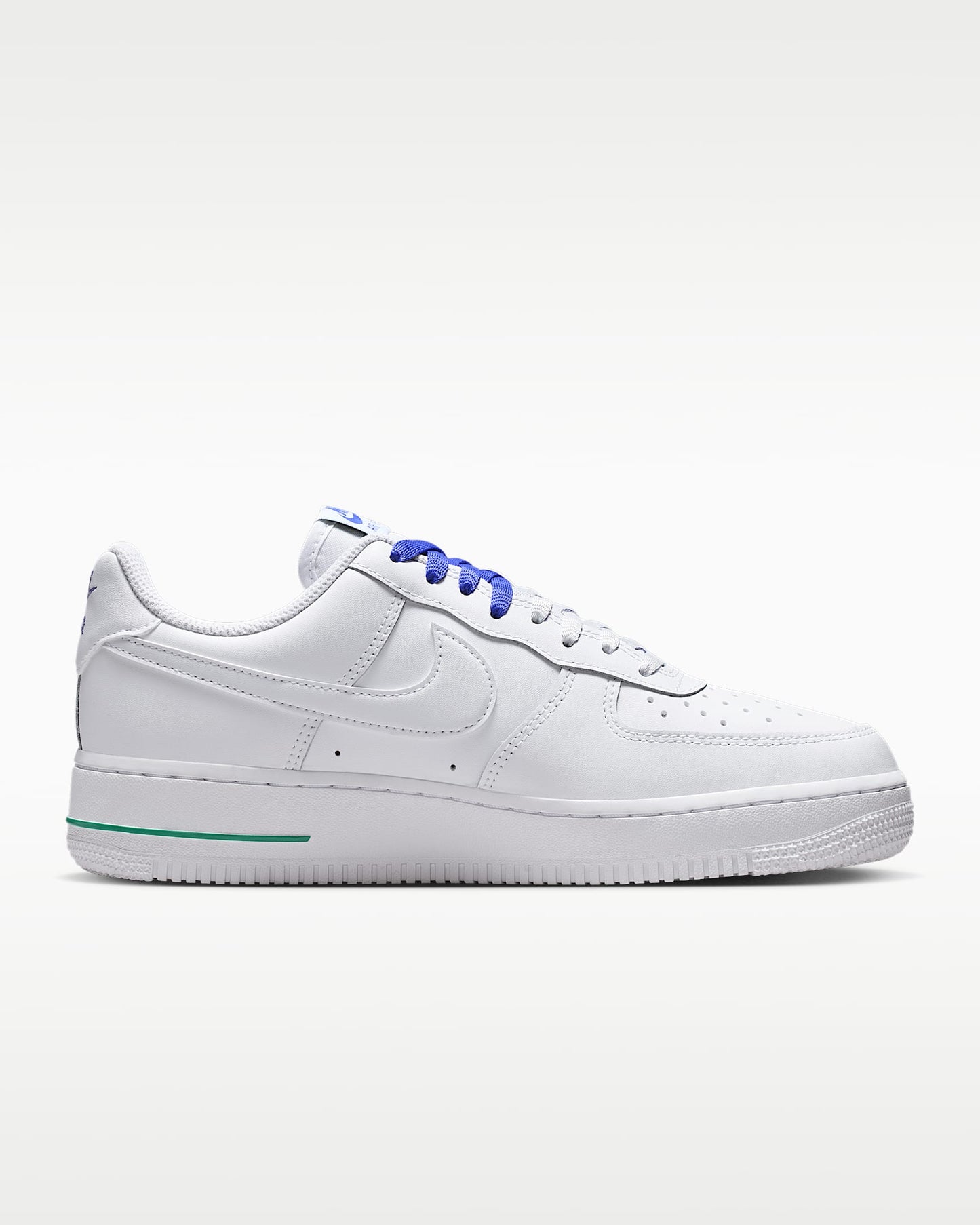 Nike Air Force 1 '07 White Blue Flower Print Sneakers
