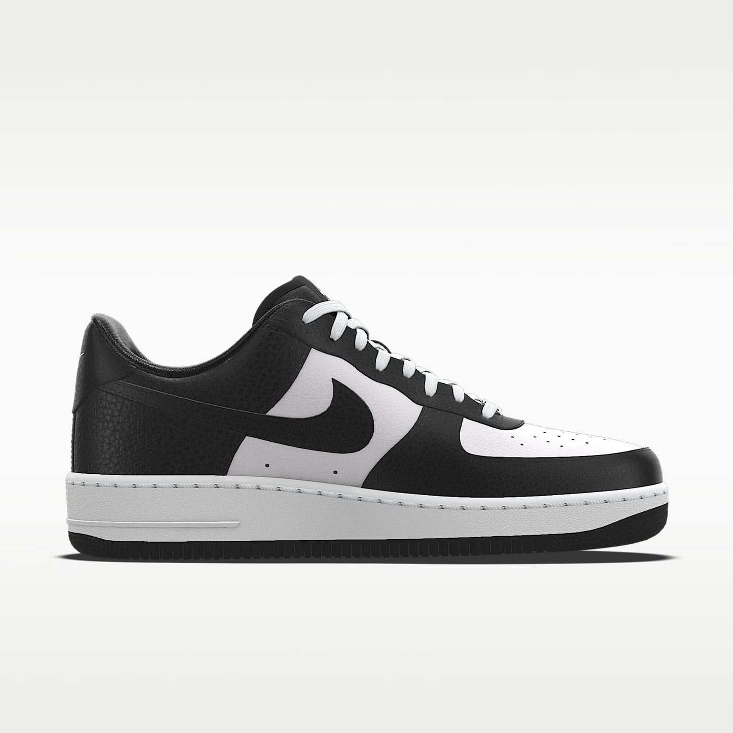 Nike Air Force 1 '07 Black White Panda Color-Block Sneakers