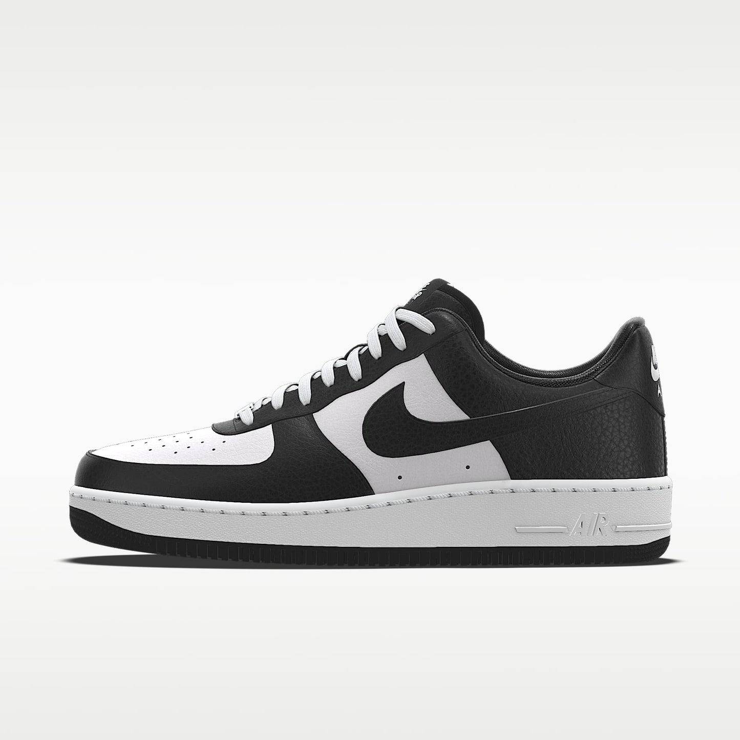 Nike Air Force 1 '07 Black White Panda Color-Block Sneakers