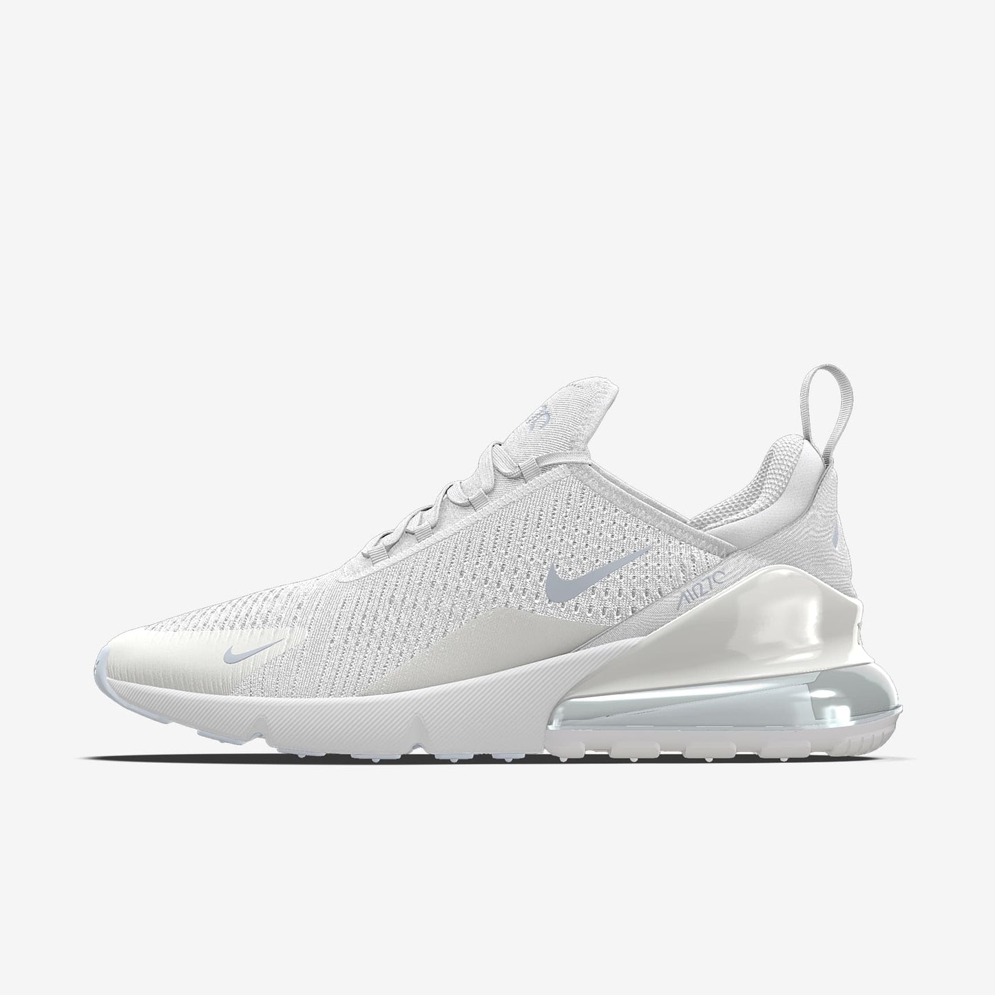 Nike Air Max 270 By You – Off-White/Silver Custom Sneaker