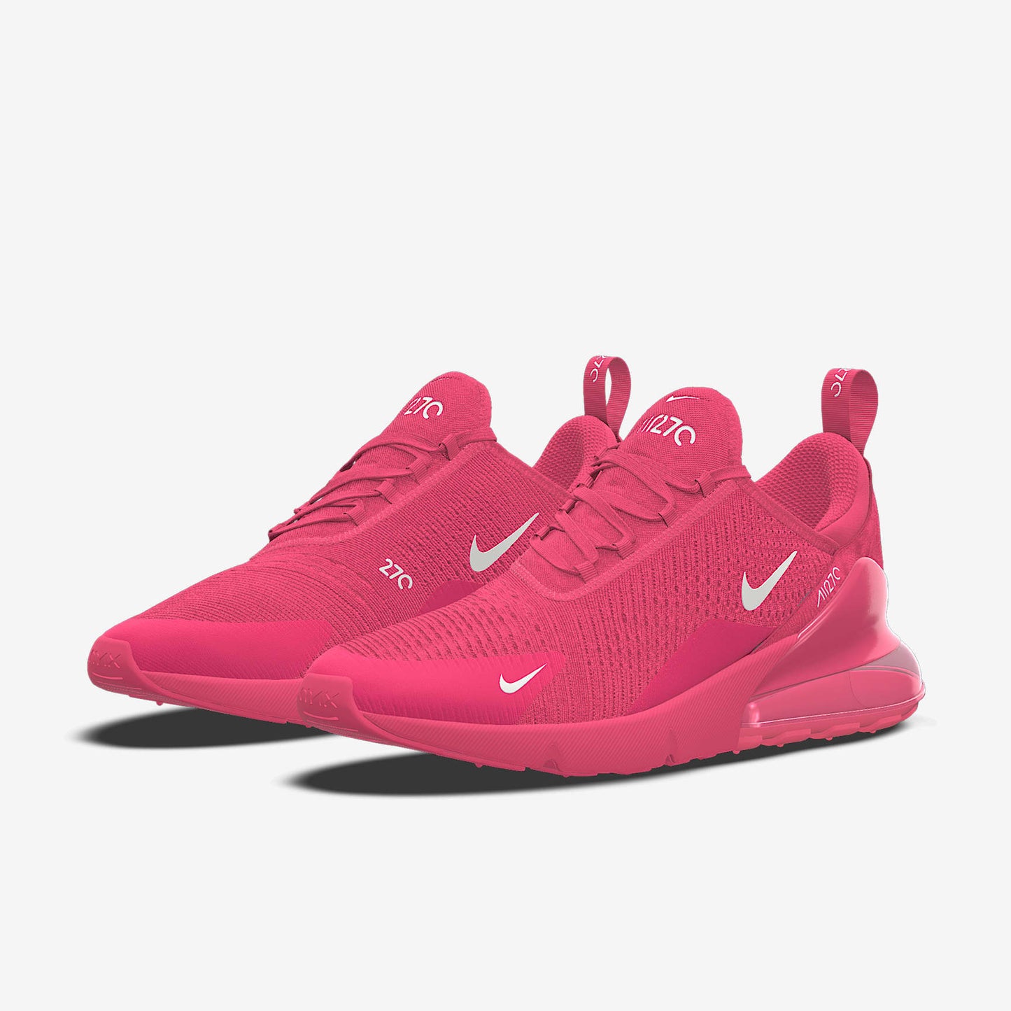 Nike Air Max 270 By You – Hot Pink/White Custom Sneaker