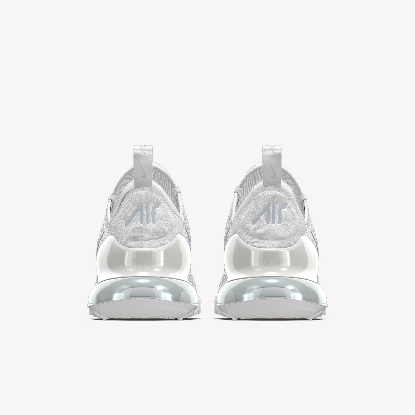 Nike Air Max 270 By You – Off-White/Silver Custom Sneaker