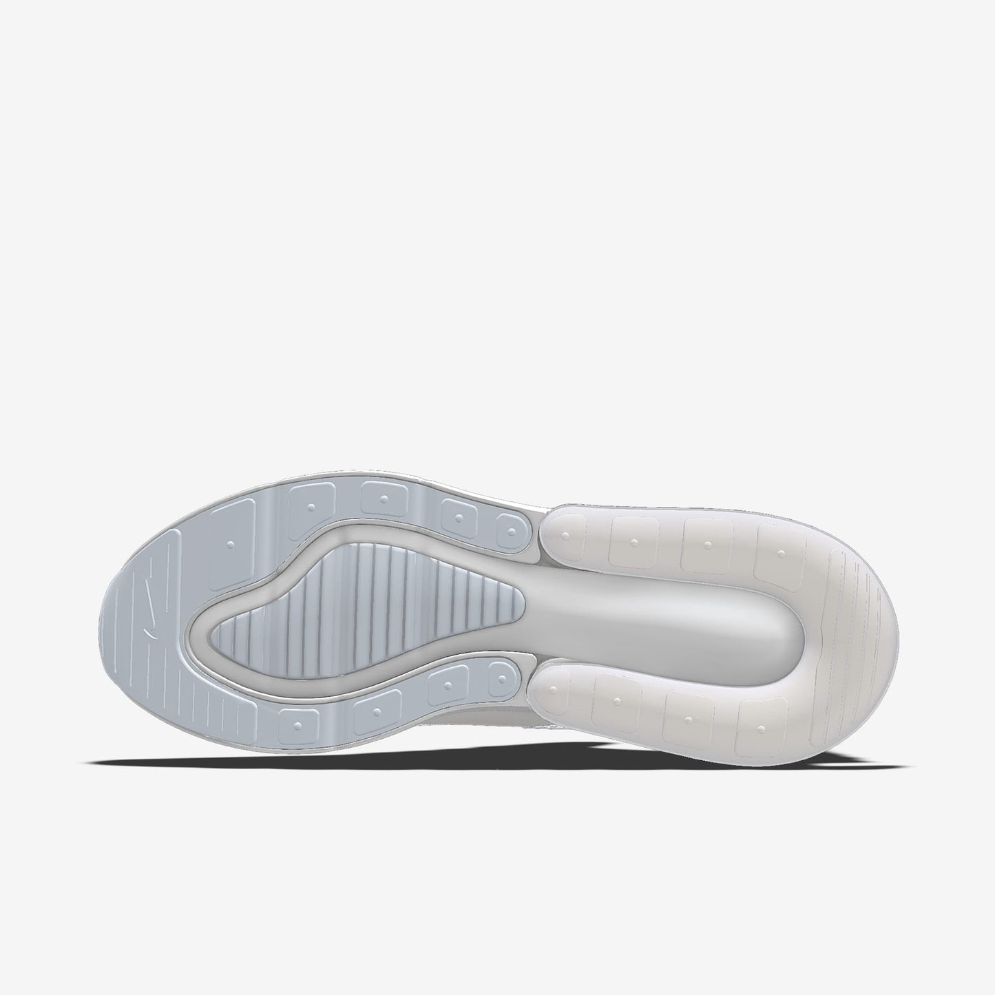 Nike Air Max 270 By You – Off-White/Silver Custom Sneaker