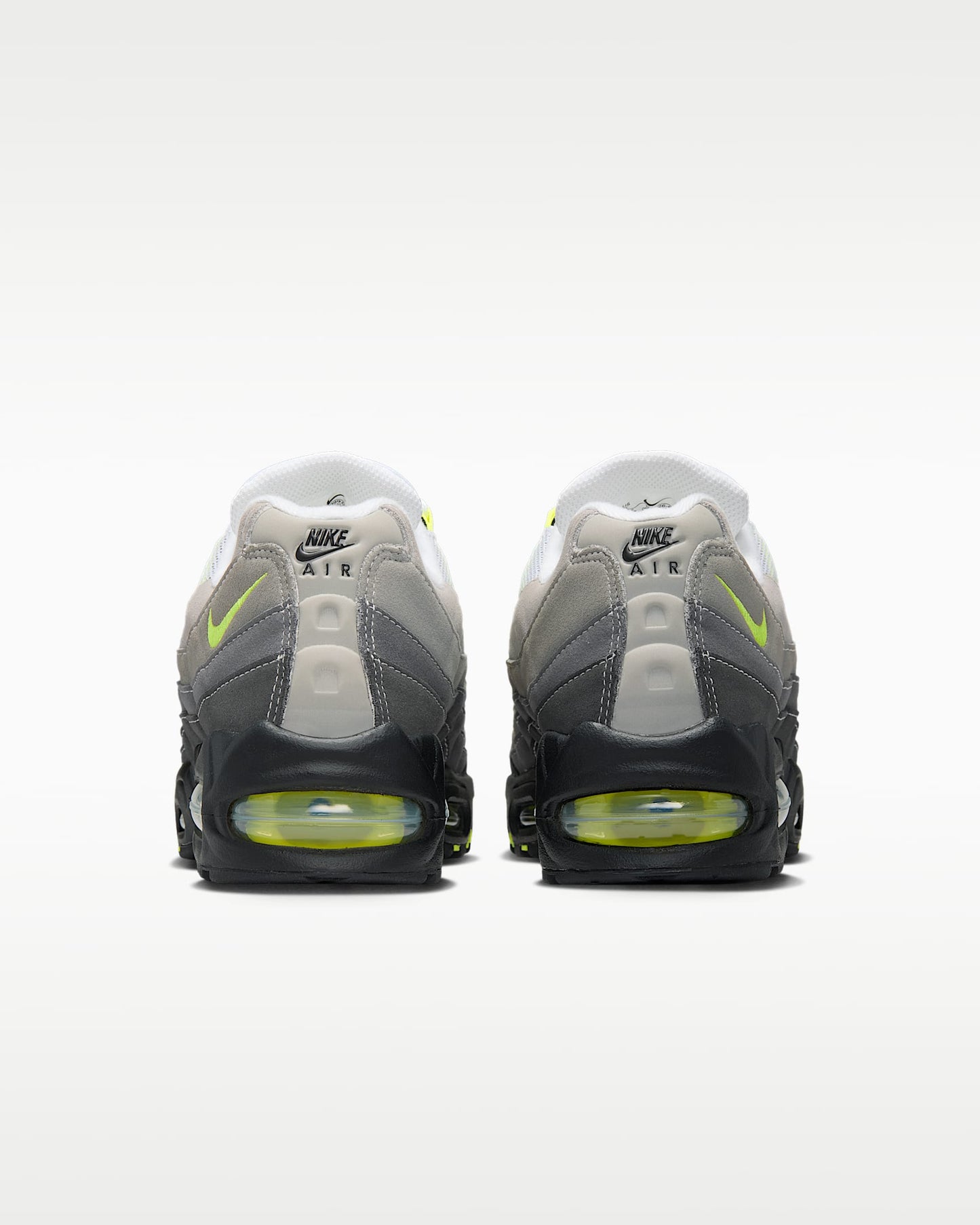 Nike Air Max 95 – Grey / Volt Mesh Athletic Sneakers (Women’s)