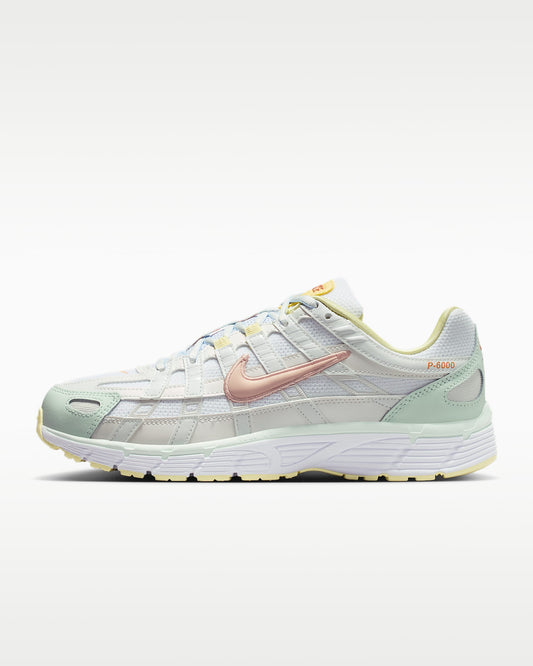 Nike P-6000 – White / Pink / Mint Mesh Athletic Sneakers