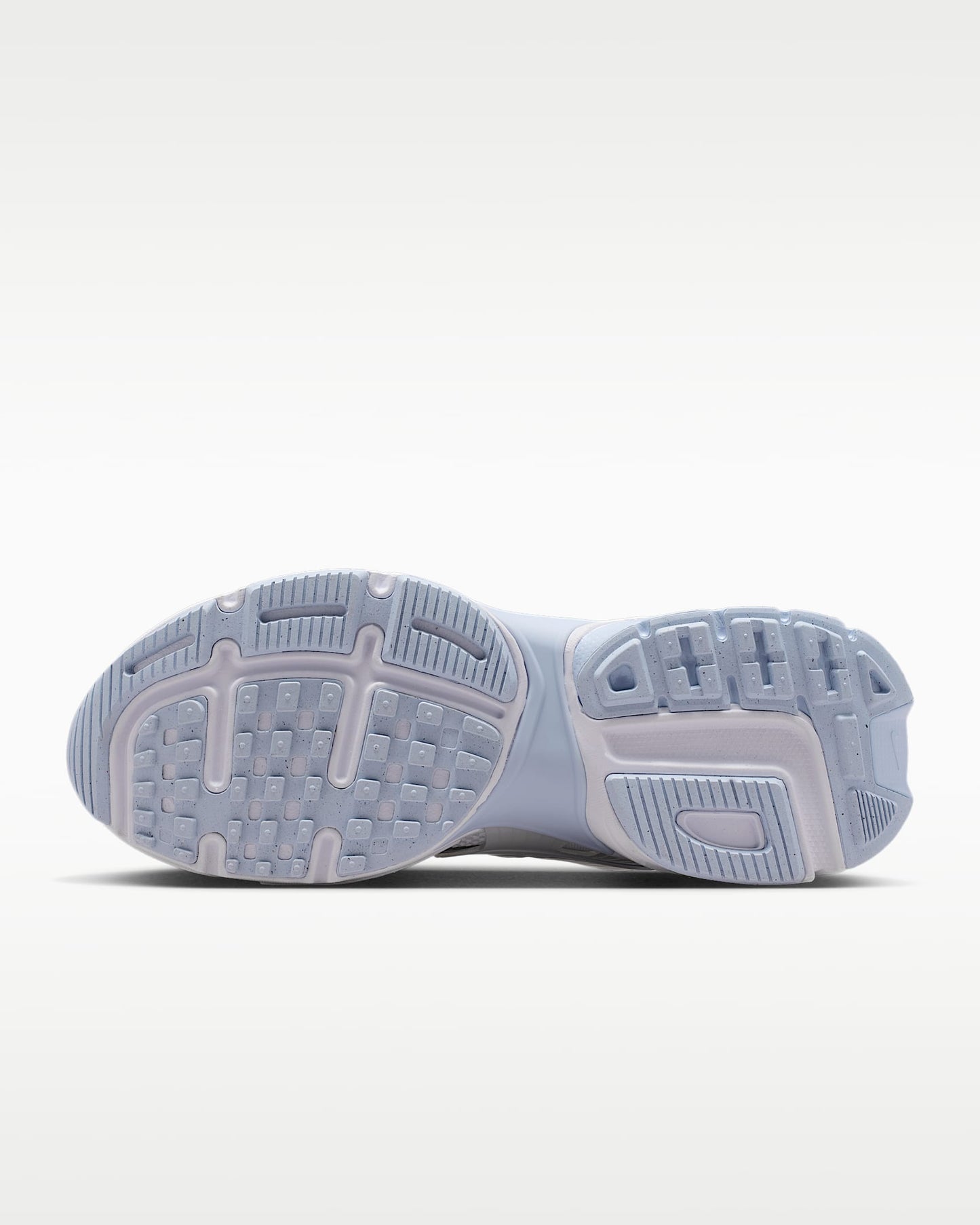 Nike V2K Run – White / Silver / Light Blue Mesh Athletic Sneakers