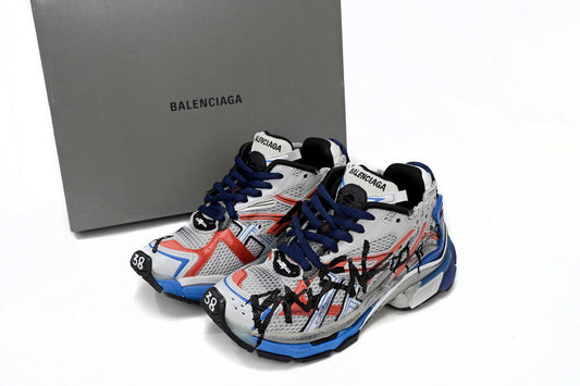 Balenciaga Runner Sneaker – Distressed Low-Top