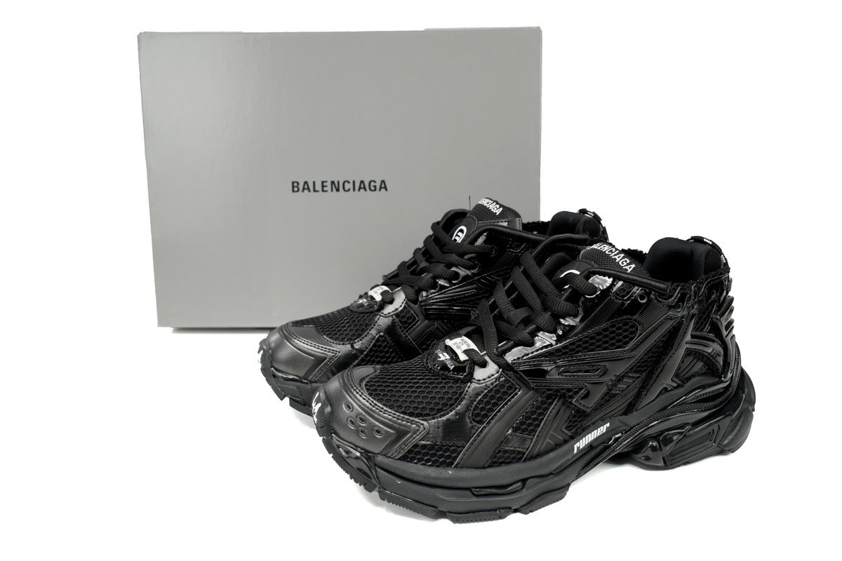 Balenciaga Runner Sneaker – Distressed Low-Top