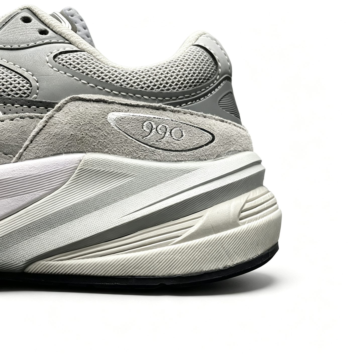 JJJJound x New Balance 990v3 Sneakers — Grey / White