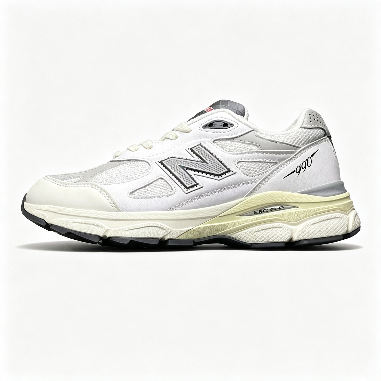 JJJJound x New Balance 990v3 Sneakers — Sea Salt