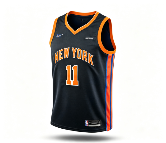 New York Knicks #11 Jalen Brunson Jersey (Black - City Edition)
