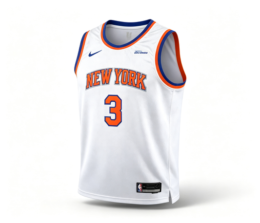 New York Knicks #3 Josh Hart Jersey (White)