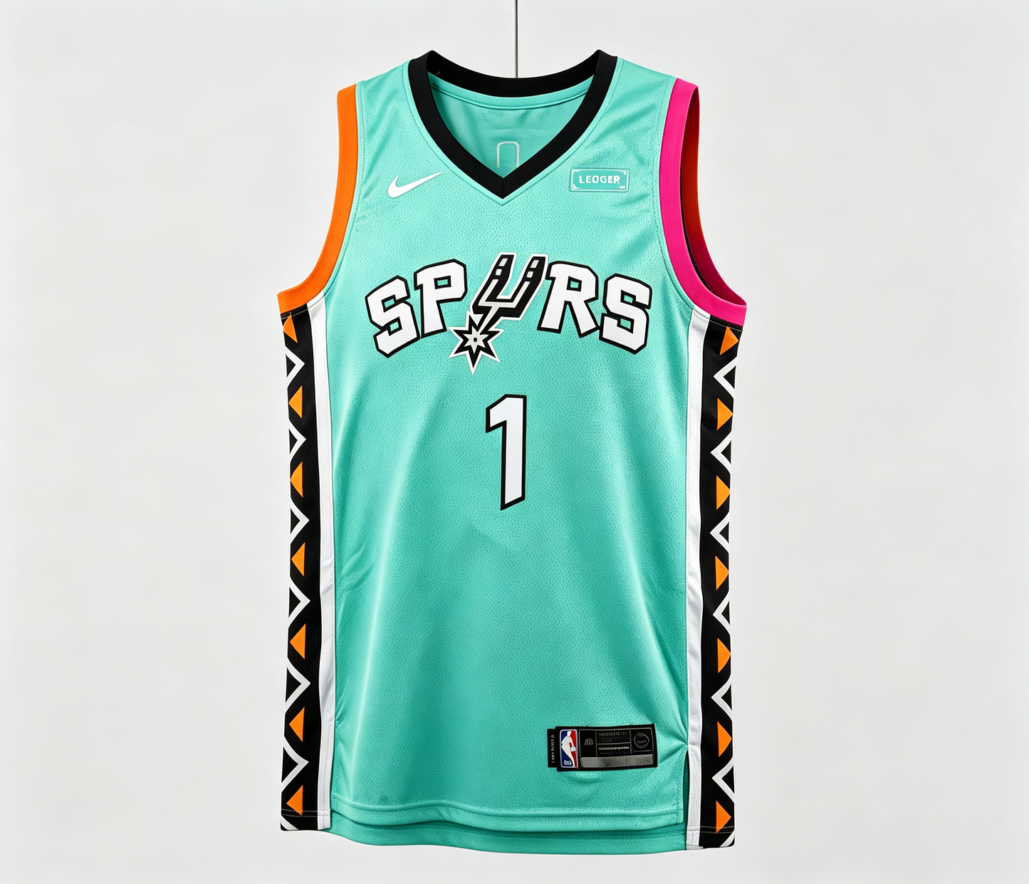 San Antonio Spurs #1 Victor Wimbledon