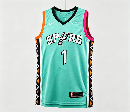 San Antonio Spurs #1 Victor Wimbledon