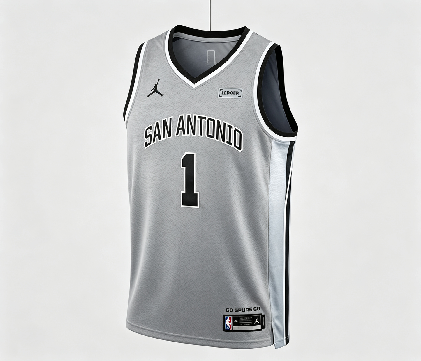 San Antonio Spurs #1 Victor Wimbledon
