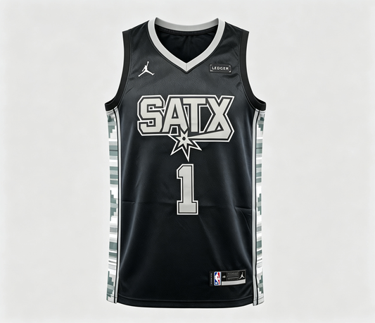 San Antonio Spurs #1 Victor Wimbledon