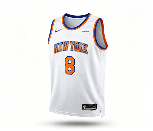 New York Knicks #8 OG Anunoby Jersey (White)