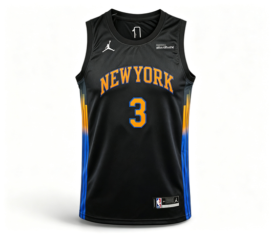New York Knicks #3 Josh Hart Jersey (Black - 2026 Announcement Edition)