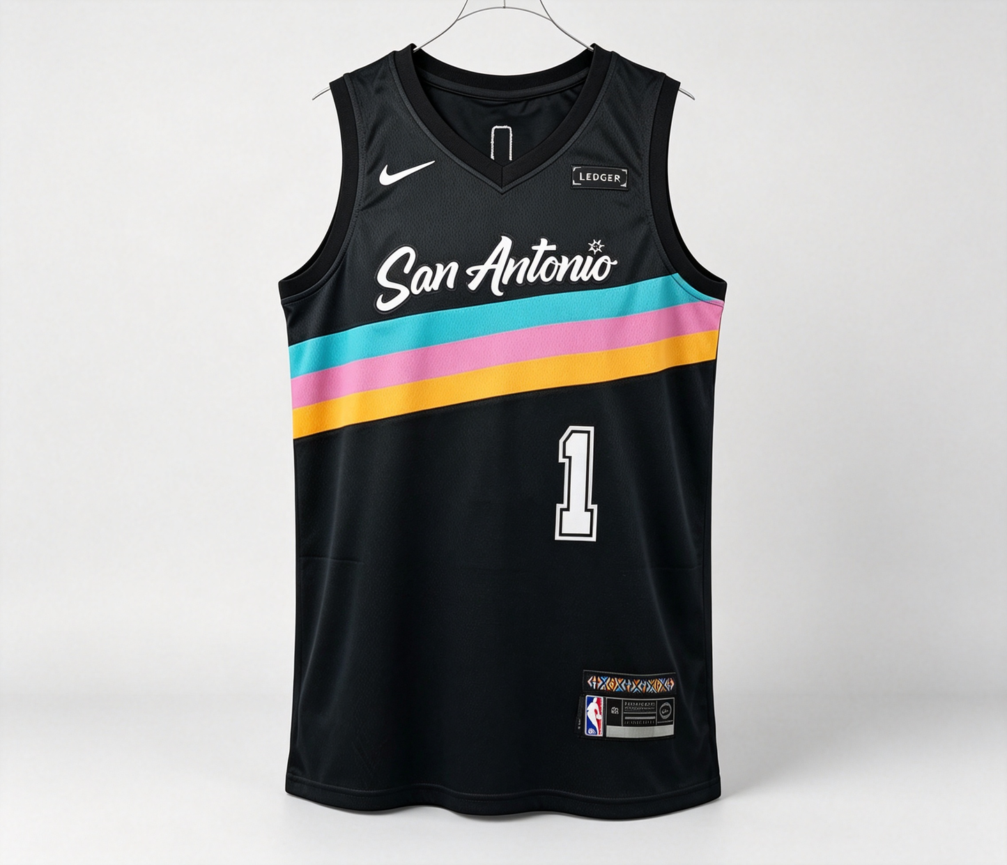 San Antonio Spurs #1 Victor Wimbledon