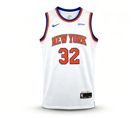 New York Knicks #32 Karl-Anthony Towns Jersey (White)
