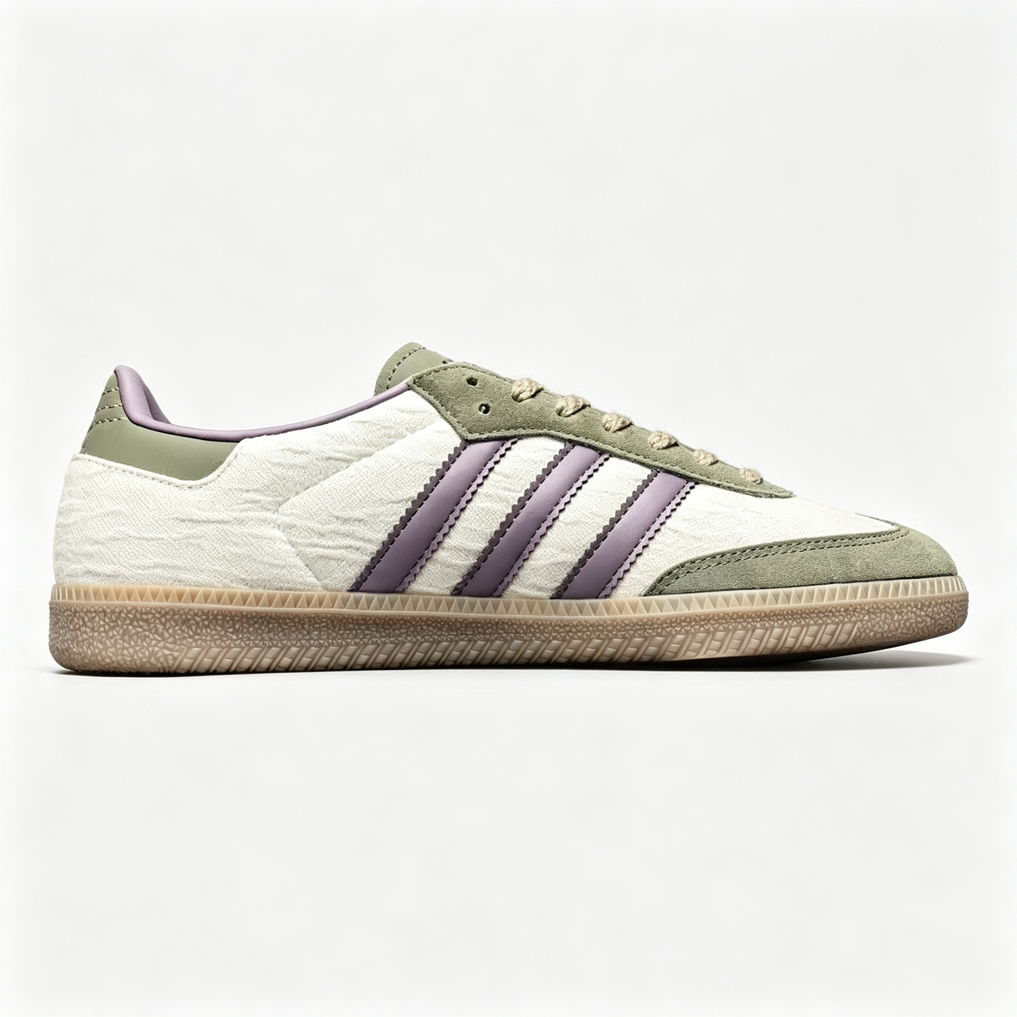 adidas Originals Samba OG Women's Sneakers – Off-White / Green / Lavender / Gum