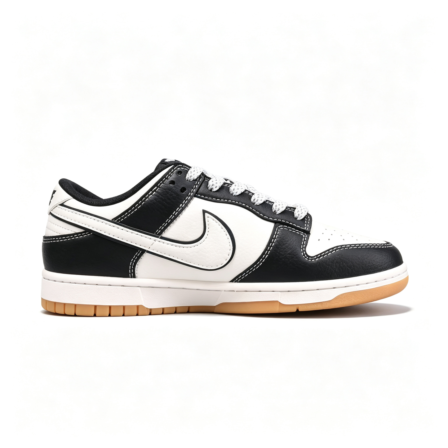 Nike Dunk Low Custom — Off-White x The North Face Black Gum