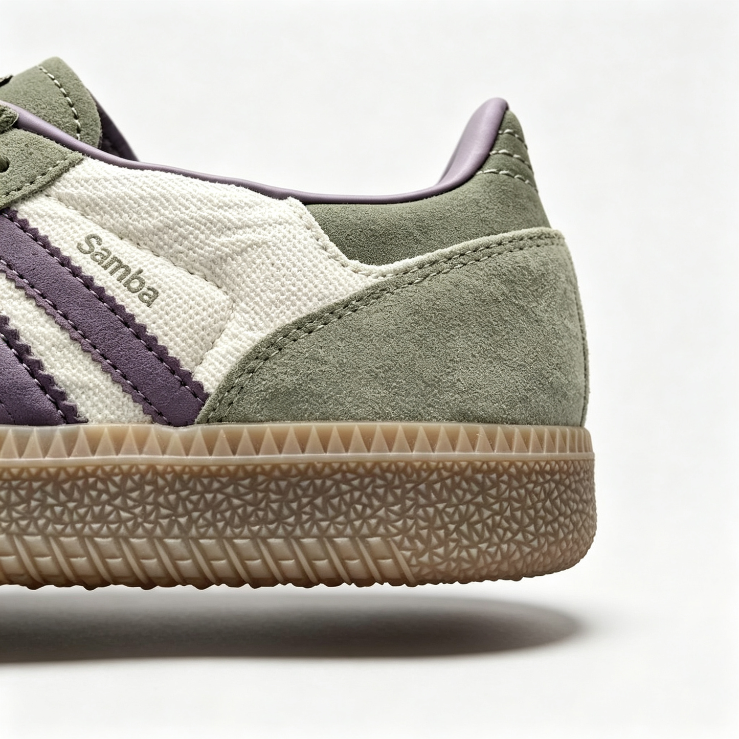 adidas Originals Samba OG Women's Sneakers – Off-White / Green / Lavender / Gum