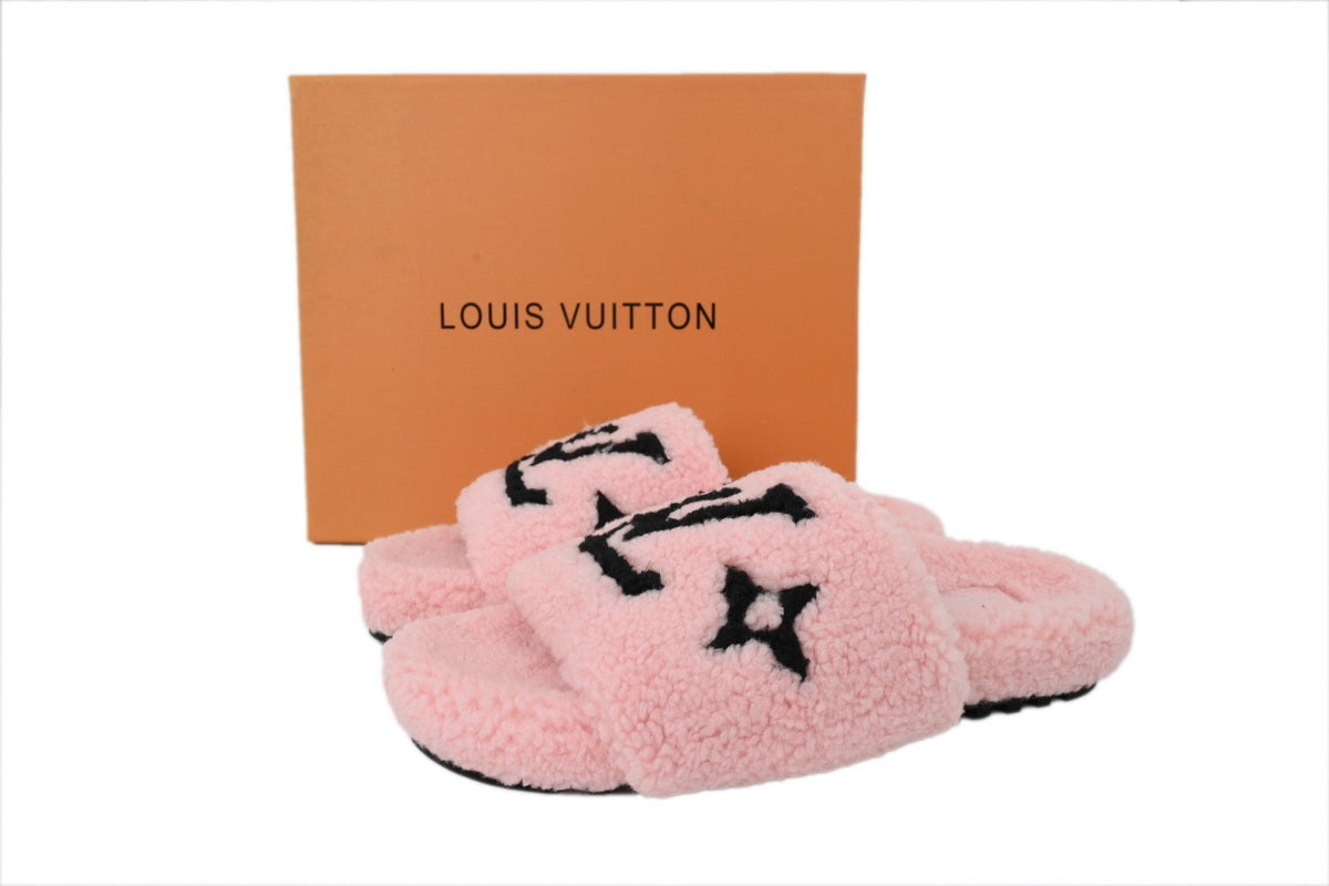 Louis Vuitton Teddy Slide Sandals【Pink】